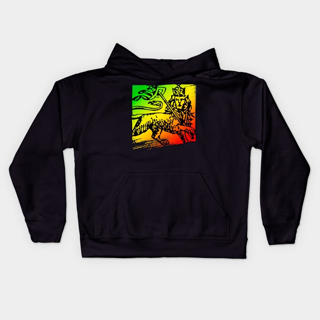 ROOTS REGGAE Kids Hoodie by Westwaystudio